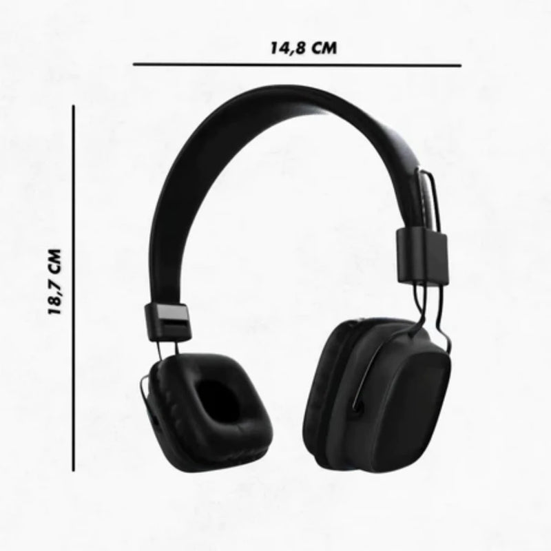 Wireless Retro Punk Headworn Bluetooth 5.0 Earphone Leather Texture LED Luminous Hifi Stereo Headphones For Laptop