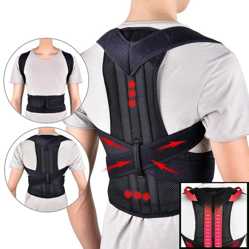 Belt Vest Unisex Reinforced Corrector Posture Strong Lumbar Column