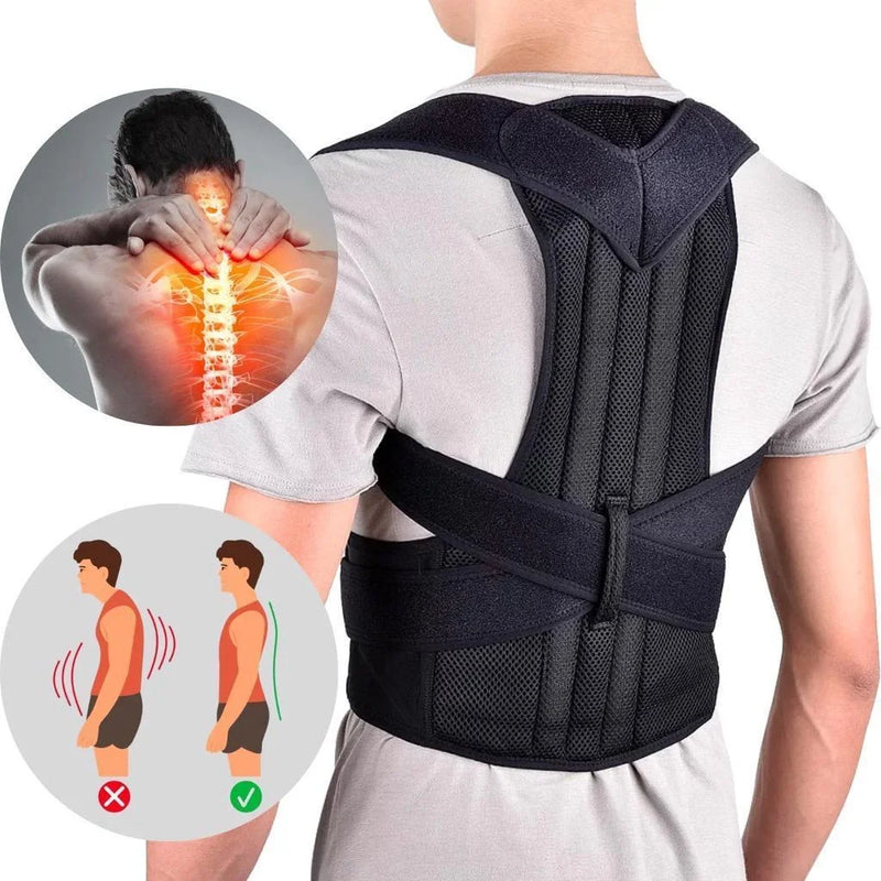 Belt Vest Unisex Reinforced Corrector Posture Strong Lumbar Column