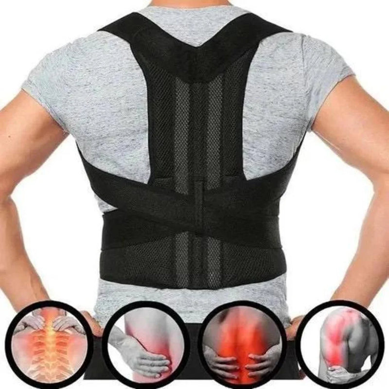 Belt Vest Unisex Reinforced Corrector Posture Strong Lumbar Column