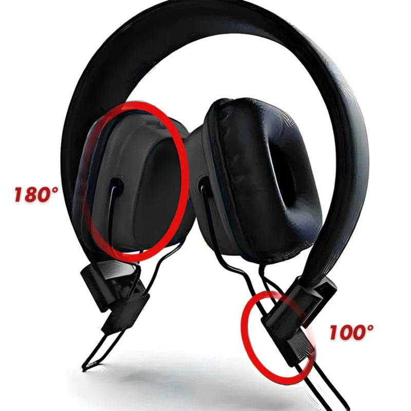 Wireless Retro Punk Headworn Bluetooth 5.0 Earphone Leather Texture LED Luminous Hifi Stereo Headphones For Laptop