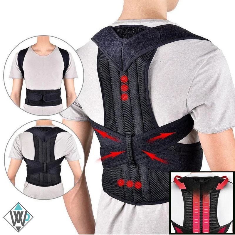 Belt Vest Unisex Reinforced Corrector Posture Strong Lumbar Column