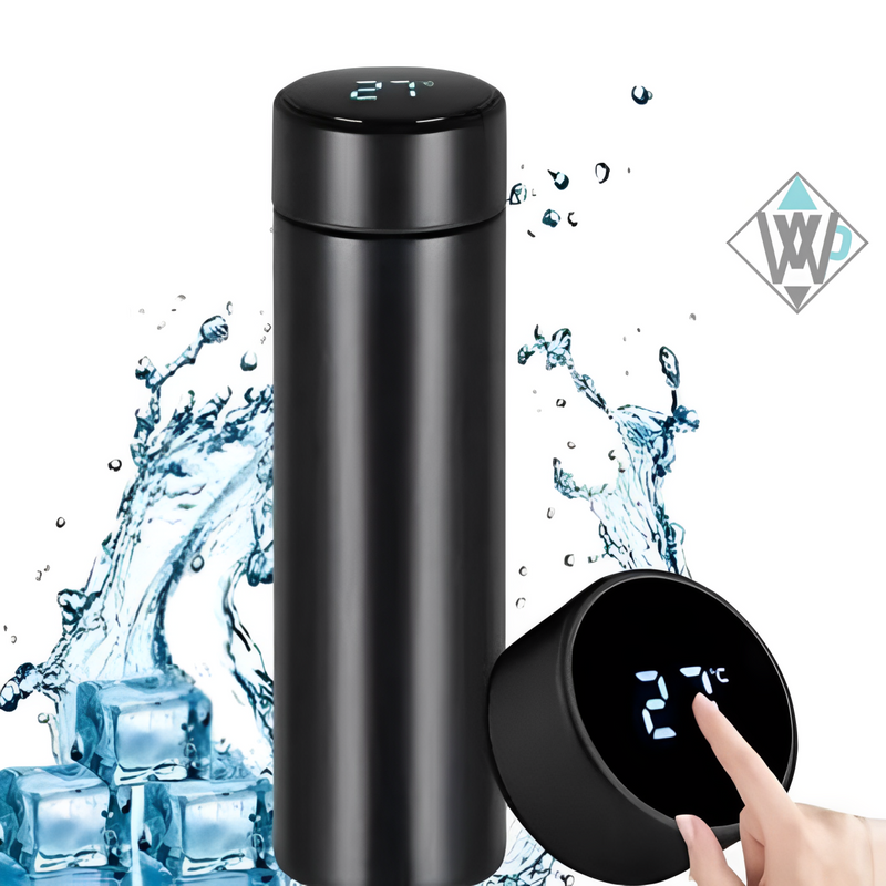 Inox Thermal Bottle, Smart Digital Temperature Sensor Led hot and cold drink