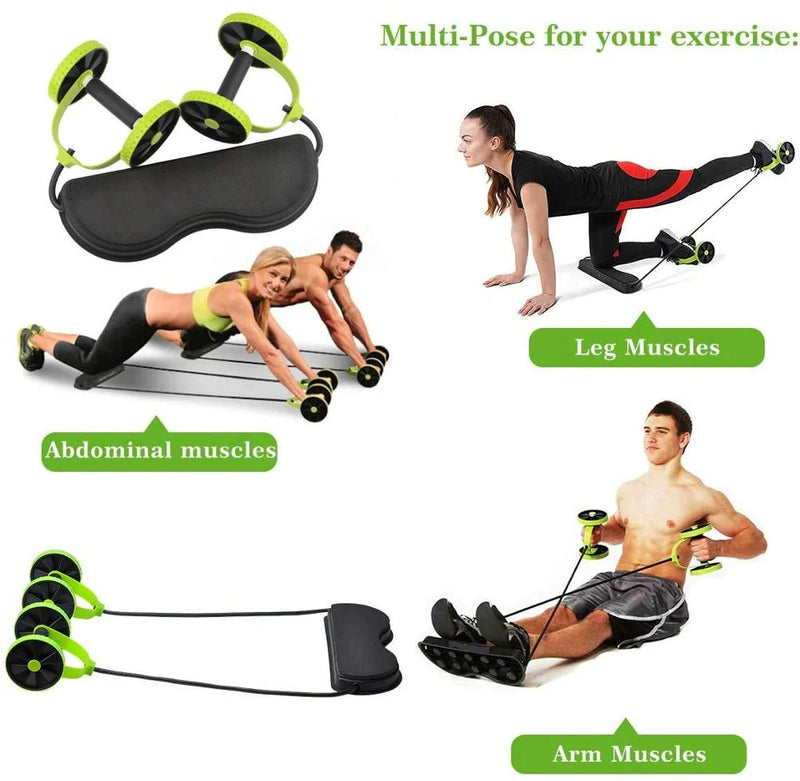 Ninivi roll pull rope abdominal trainer gym equipment ABS home gym fitness equipment resistance