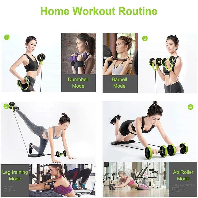 Ninivi roll pull rope abdominal trainer gym equipment ABS home gym fitness equipment resistance