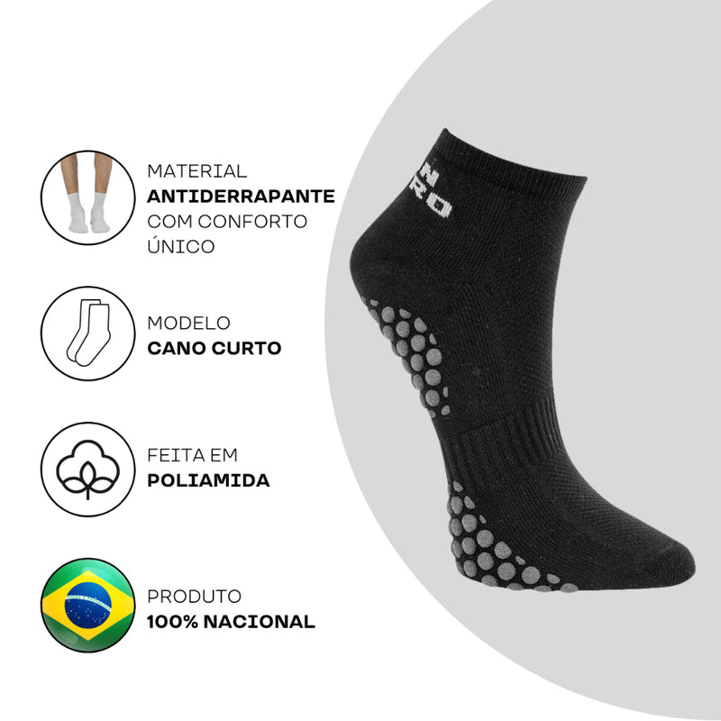 Kit 3 Pares Meia [Hidroginástica] Inova Antiderrapante