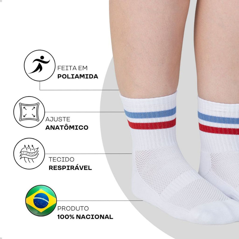 Kit 2 Pares Meia Perfom Vital - Esportiva