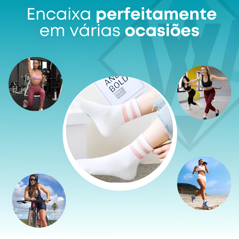 Kit Meias de Academia- Prow [COMPRE 4 LEVE 5]